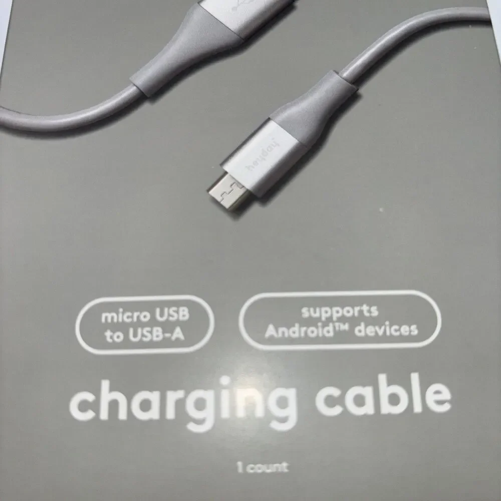 6' Micro-USB to USB-A Cell Phone Charger Cable Heyday High Charging speed NIB